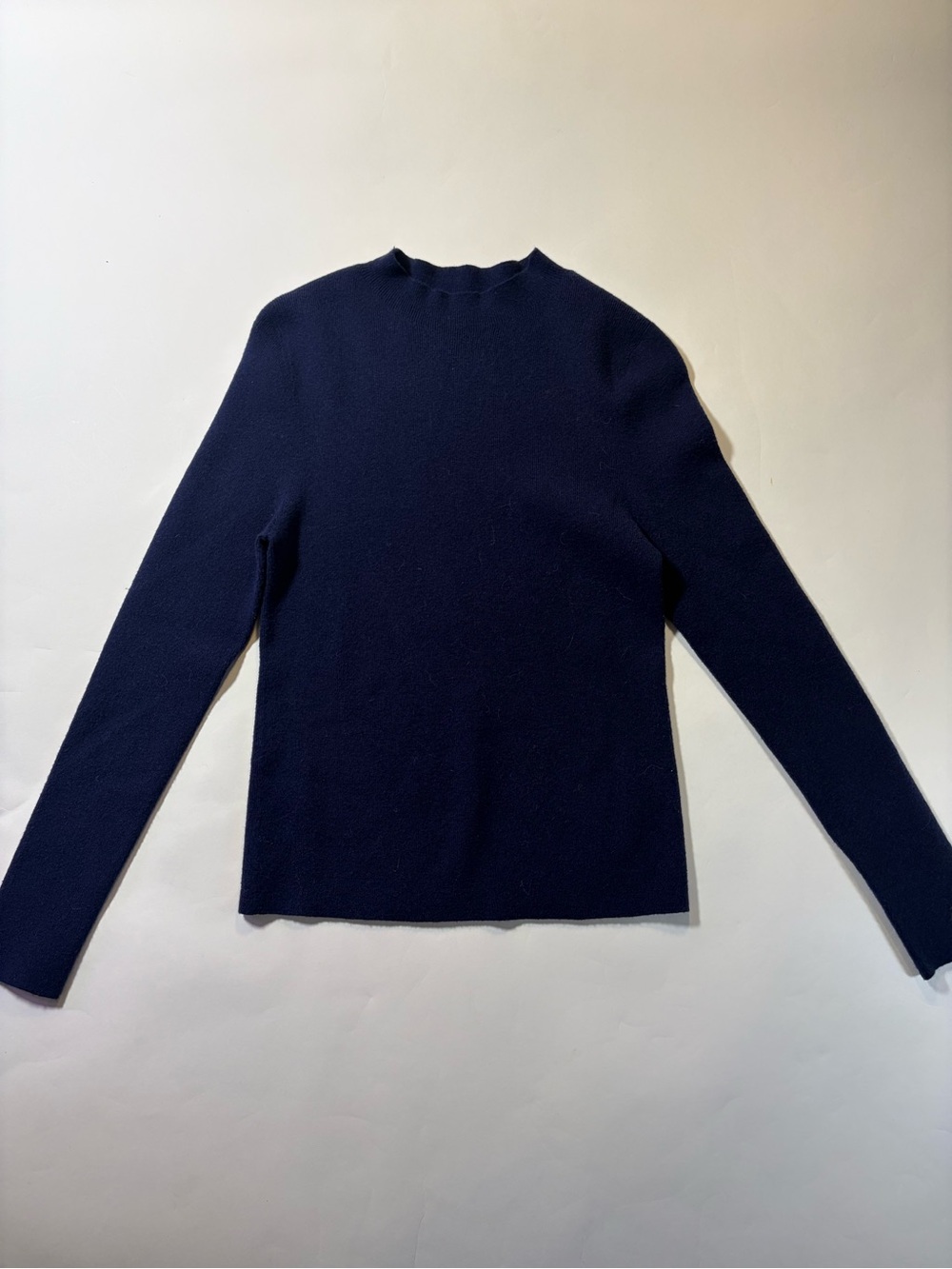 Classic Navy Long-Sleeve Women's Top